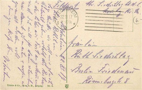 Hildesheim, Niedersachsen - Umgestülpter Zuckerhut und Durchgang (back) (Zeno Ansichtskarten)