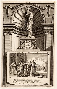 Hilarivs, bisschop van Poitiers, word na Phrygien in ballingschap versonden, objectnr A 47743