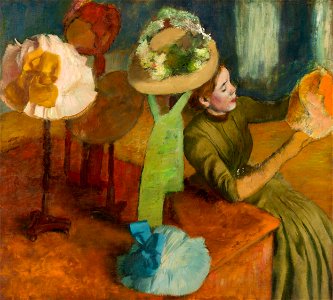 Hilaire Germain Edgar Degas - The Millinery Shop - 1933.428 - Art Institute of Chicago. Free illustration for personal and commercial use.