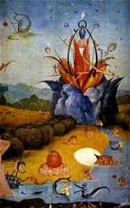 Hieronymus Bosch - Triptych of Garden of Earthly Delights (detail) - WGA2508. Free illustration for personal and commercial use.