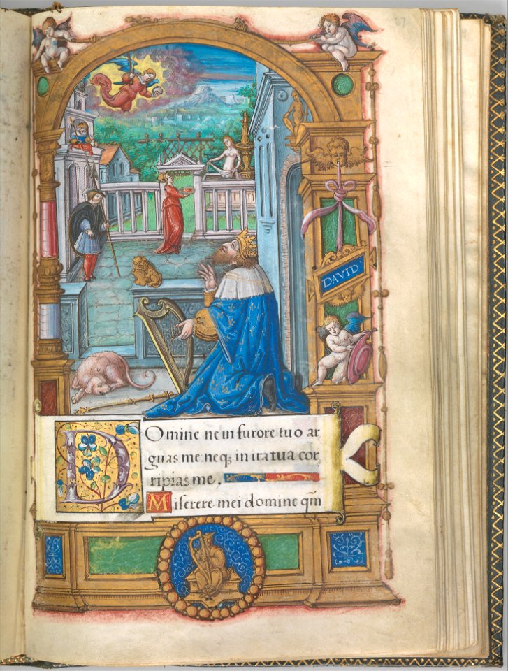 Heures de François Ier - David et Bethsabée (f67)