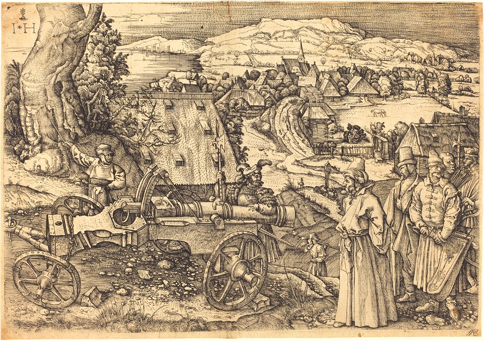 Hieronymus Hopfer after Albrecht Dürer - The Great Cannon