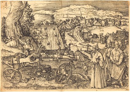 Hieronymus Hopfer after Albrecht Dürer - The Great Cannon