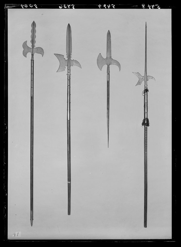 Hillebard (förfalskning), Tyskland ca 1830-1850 - Livrustkammaren - 69018