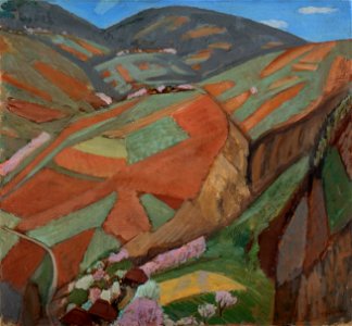 Highly Cultivated Hills by Fujishima Takeji (Ohara Museum of Art)