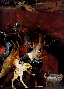 Hieronymus Bosch - Triptych of Temptation of St Anthony (detail) - WGA2588
