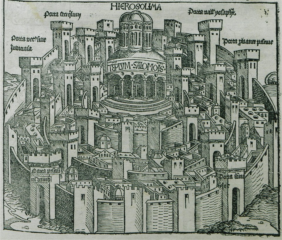 Hierosolima - Schedell Hartmann - 1493