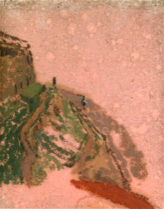 Hill with Two Figures- View from the Artist's Studio (gcf10280)