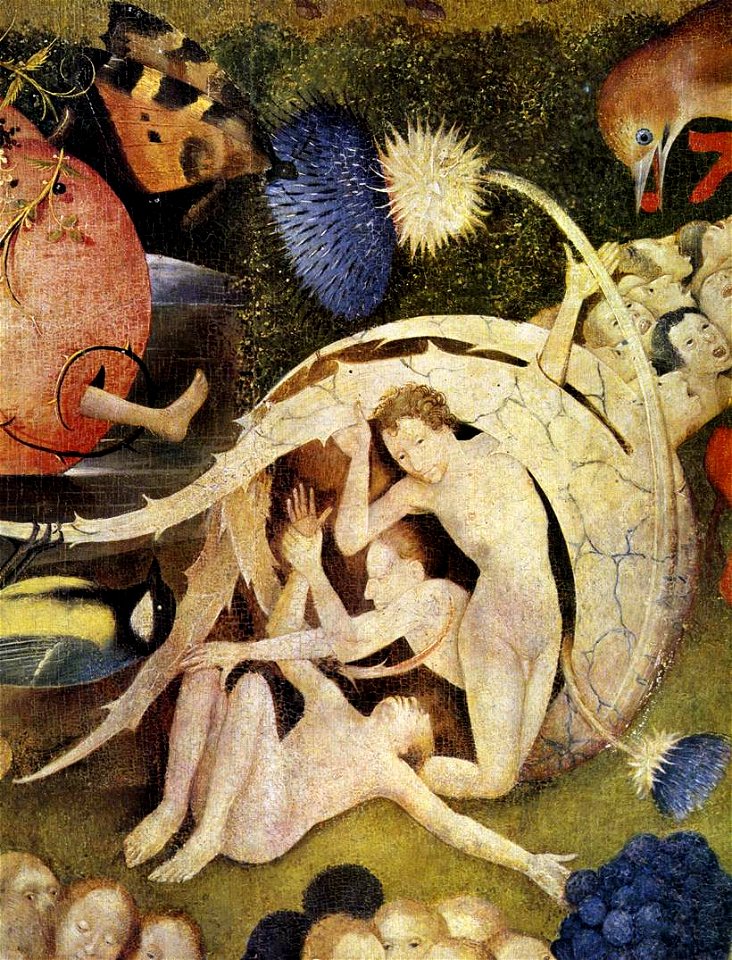 Hieronymus Bosch - Triptych of Garden of Earthly Delights (detail) - WGA2517