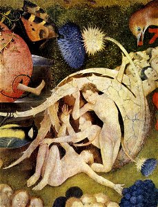 Hieronymus Bosch - Triptych of Garden of Earthly Delights (detail) - WGA2517. Free illustration for personal and commercial use.