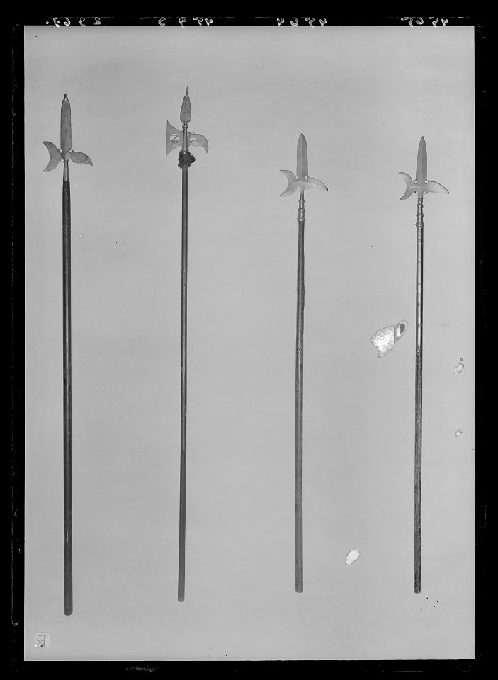 Hillebard, troligen Schweiz, Zürich ca 1760 - Livrustkammaren - 43334