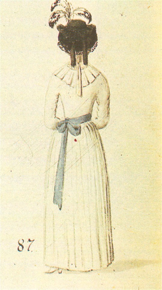 Higher-class-woman-in-light-summer-clothing-by-Brotze