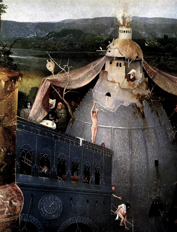 Hieronymus Bosch - Triptych of Temptation of St Anthony (detail) - WGA2593