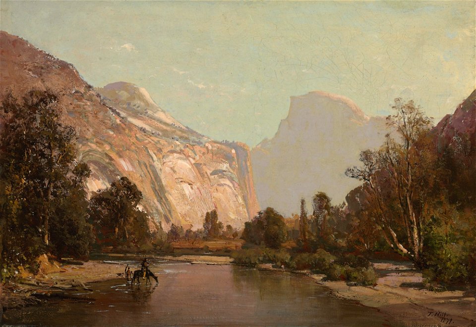 Thomas Hill - Royal Arches and Domes of Yosemite