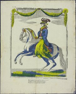 Hier ziet gij de vrouw van Prins Willem den Vijfde-Catchpenny print-Borms 0821
