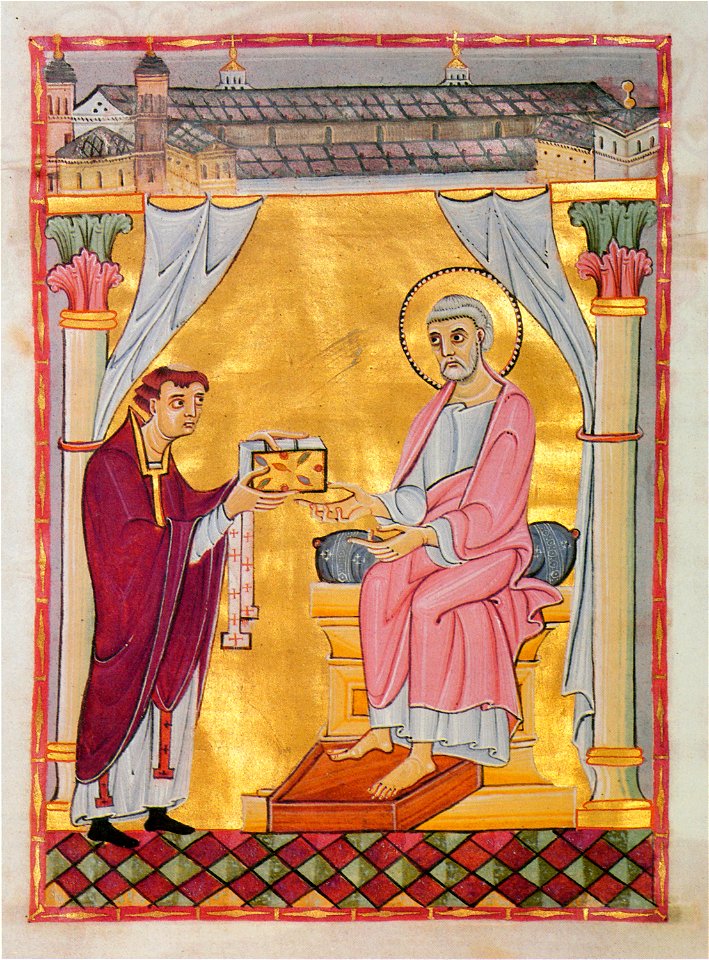 Hillinuscodex Widmungsbild