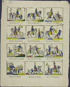 Hier ziet ge een lancier, Fiks uitgedoscht en fier-Catchpenny print-PRENT 0069