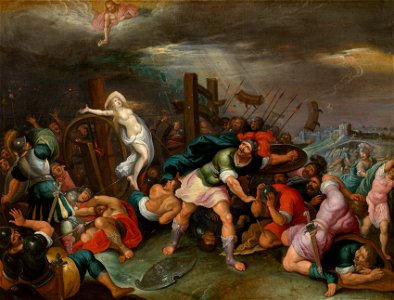 Hieronymus Francken (II) - The Martyrdom of St Catherine of Alexandria