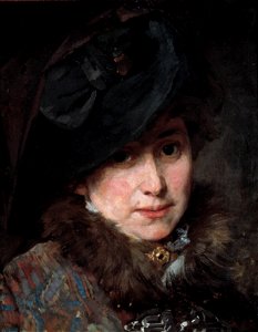 Hildegard Thorell, the Artist (Bertha Wegmann) - Nationalmuseum - 19865