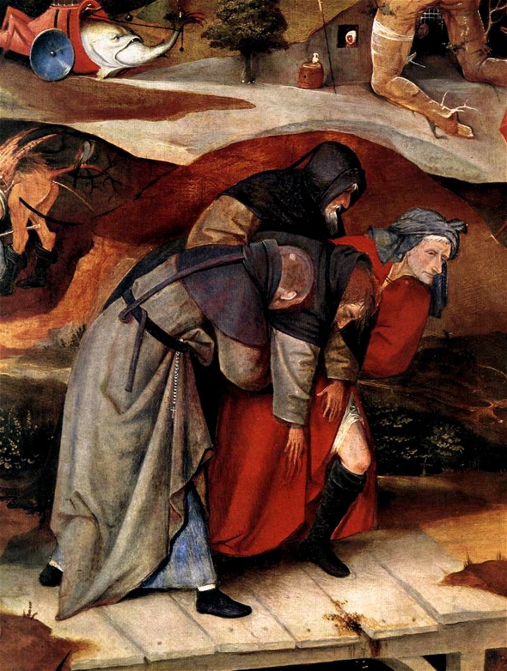Hieronymus Bosch - Triptych of Temptation of St Anthony (detail) - WGA2599