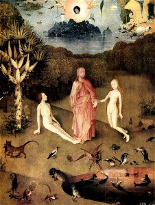 Hieronymus Bosch - Triptych of Garden of Earthly Delights (detail) - WGA2519. Free illustration for personal and commercial use.