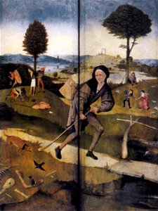 Hieronymus Bosch - Triptych of Haywain (outer wings) - WGA2533