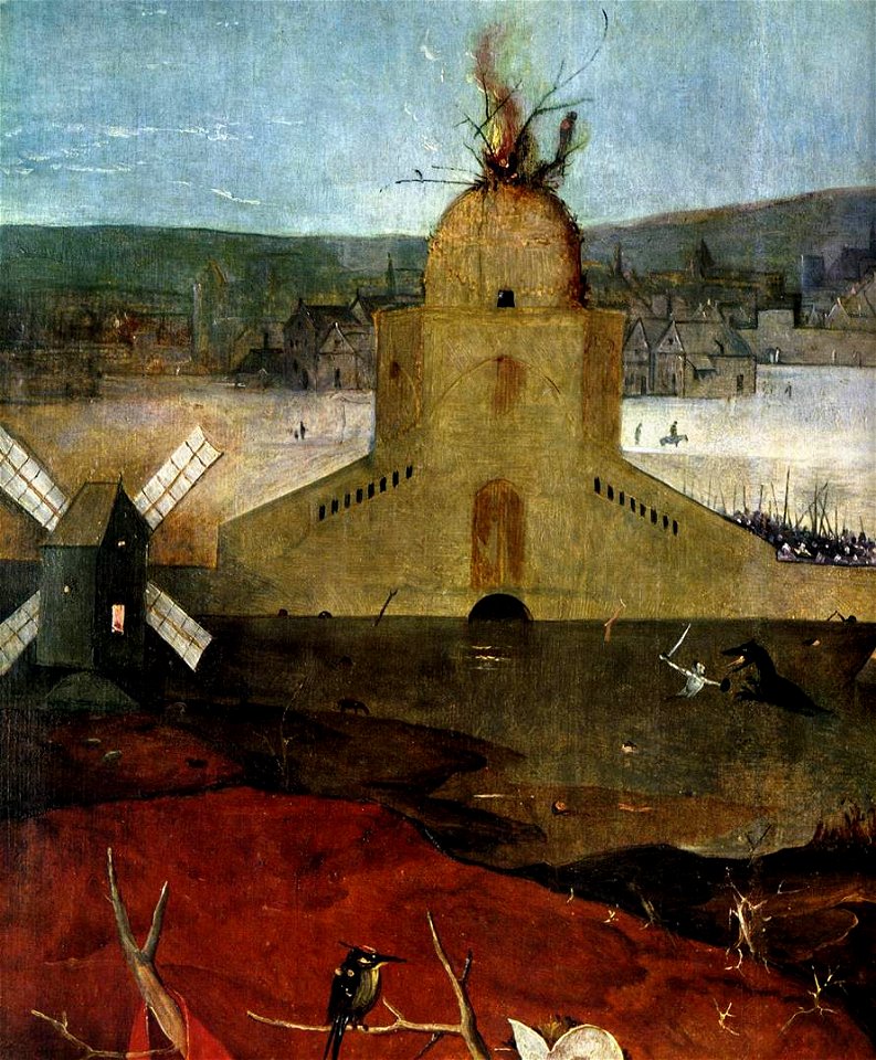 Hieronymus Bosch - Triptych of Temptation of St Anthony (detail) - WGA2601