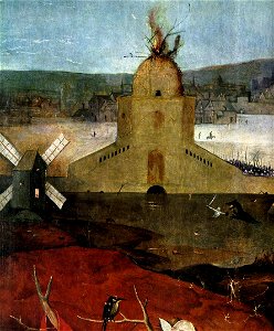 Hieronymus Bosch - Triptych of Temptation of St Anthony (detail) - WGA2601