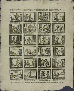 Hier ziet gy in deez' prent, een aantal handelaaren-Catchpenny print-Borms 0974