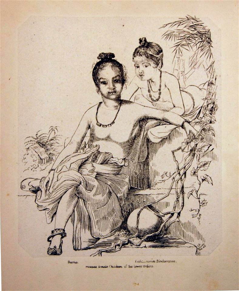 Hindoo female children of the lower orders (BM As2006,Prt.292)