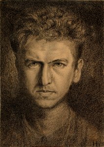 Hinko Smrekar - avtoportret (1908)