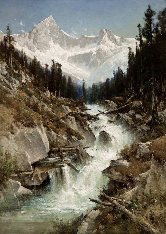 Sir Donald Peak in the Selkirk Mountains, Canadian Pacific by Thomas Hill