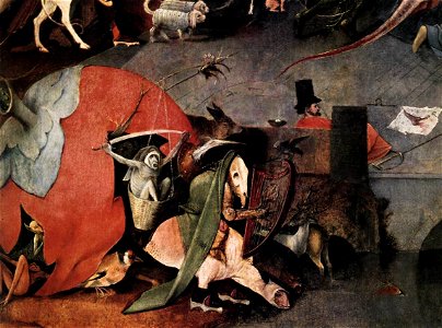 Hieronymus Bosch - Triptych of Temptation of St Anthony (detail) - WGA2594