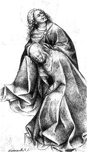 Hieronymus Bosch - Mary and John at the Foot of the Cross - WGA02622