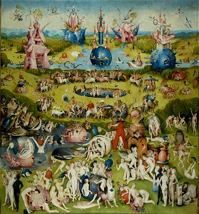 Hieronymus Bosch - The Garden of Earthly Delights - Garden of Earthly Delights (Ecclesia's Paradise)