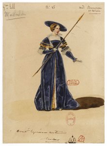 Hipollyte Lecomte - Guillaume Tell - No. 15 Mathilde (Mme Damoreau, 1er costume)