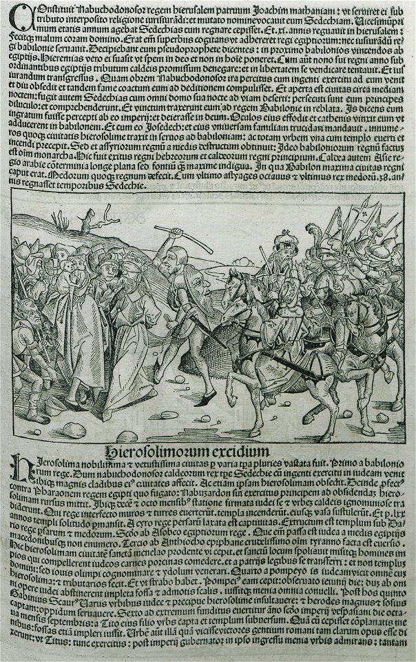 Hierosolimorum excidio - Schedell Hartmann - 1493