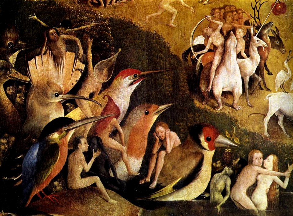 Hieronymus Bosch - Triptych of Garden of Earthly Delights (detail) - WGA2513