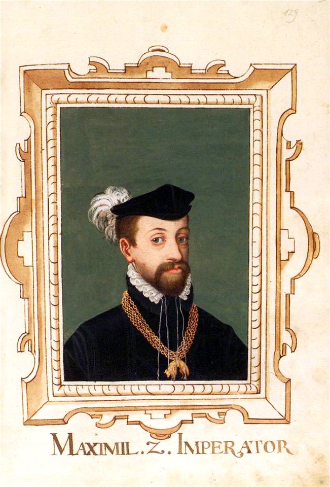 Hieronymus Beck Von Leopoldsdorf - Portrait of Emperor Maximilian II - WGA01556