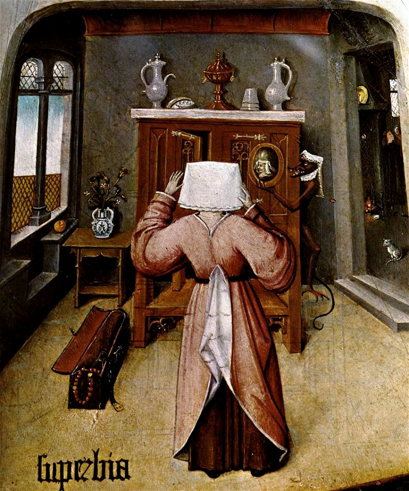 Hieronymus Bosch - The Seven Deadly Sins (detail) - WGA2504