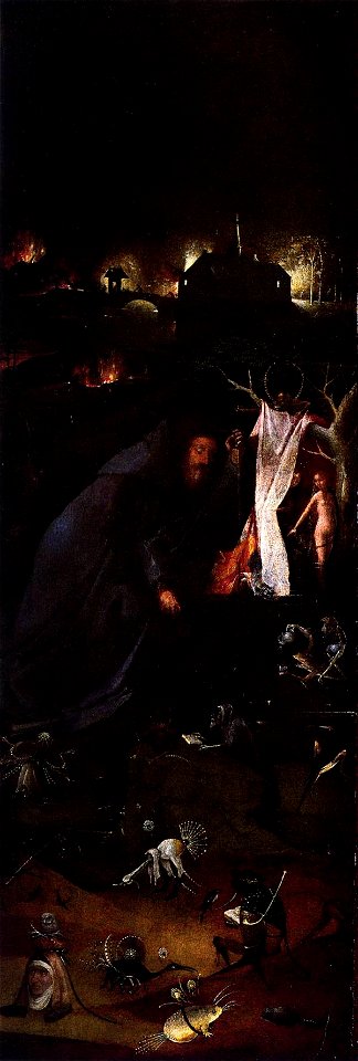 Hieronymus Bosch - Hermit Saints Triptych (left panel) - WGA02568