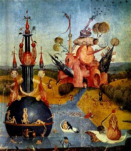 Hieronymus Bosch - Triptych of Garden of Earthly Delights (detail) - WGA2509