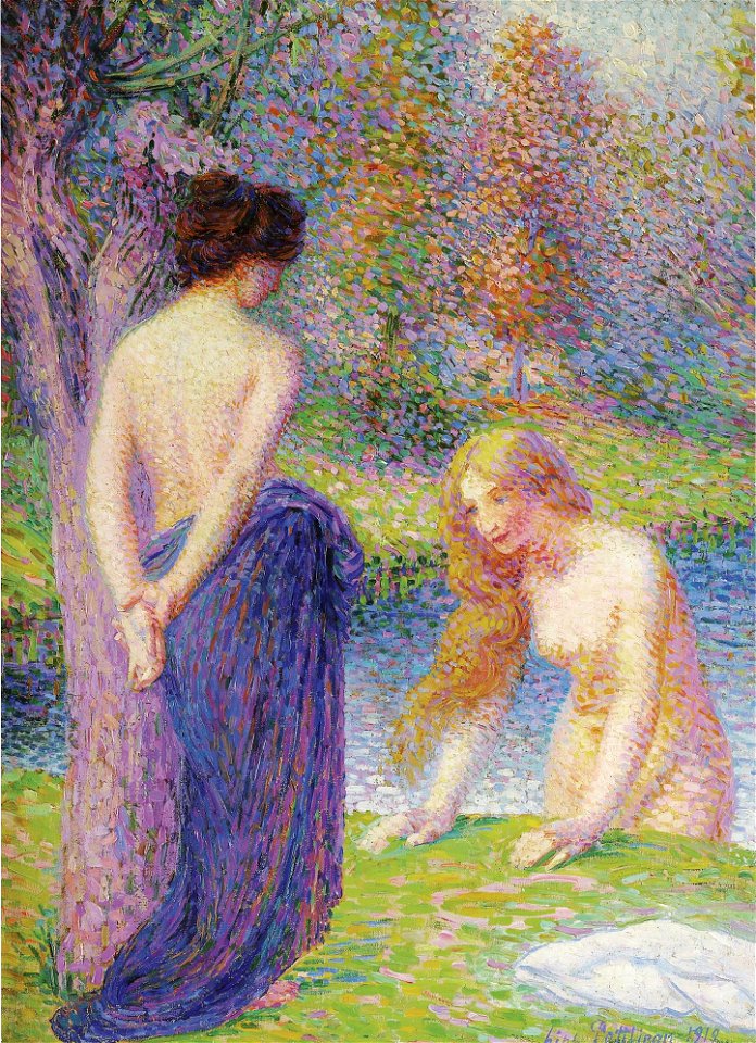 Hippolyte Petitjean - Femmes au bain