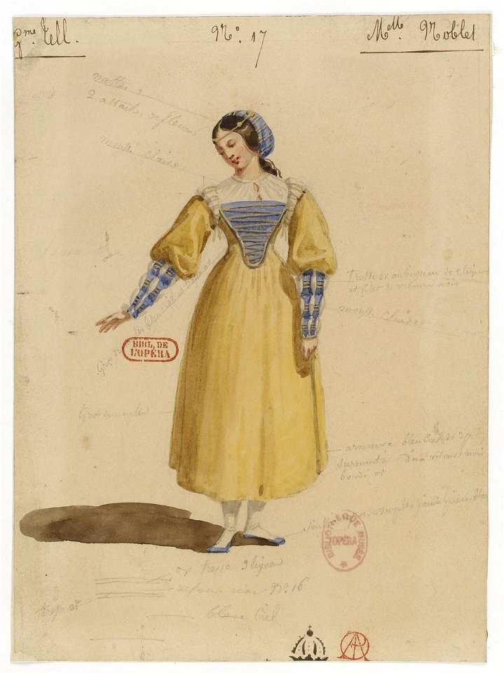 Hipollyte Lecomte - Guillaume Tell - No. 17 Danse (Mlle Noblet)