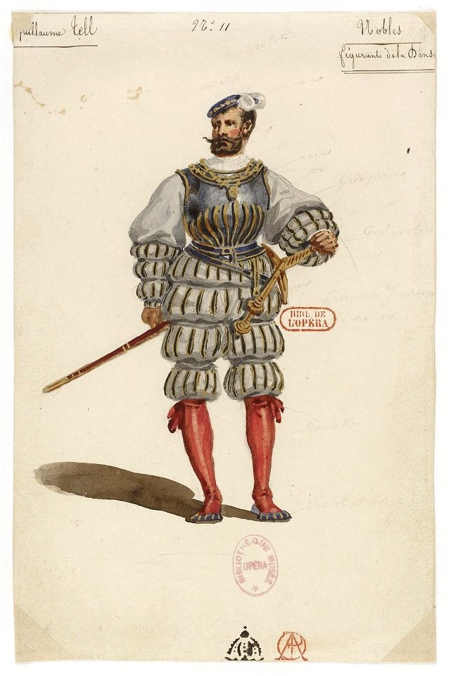 Hipollyte Lecomte - Guillaume Tell - No. 11 Nobles (figurants de la danse)