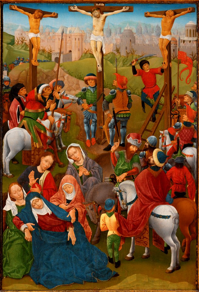 Hillebrant van Rewijk - The Crucifixion with Two Thieves - 61.080 - Rhode Island School of Design Museum