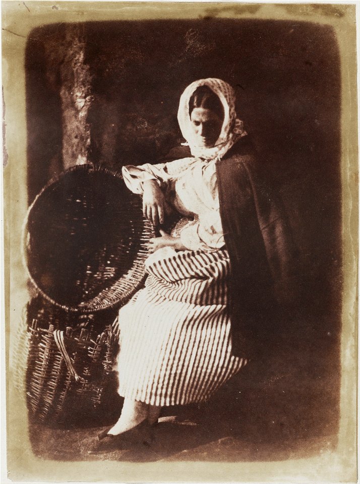 Hill and Adamson - Elizabeth Johnstone, Seated Newhaven Fishwife - Google Art Project
