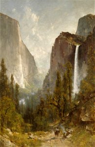 Thomas Hill - Bridal Veil Falls, Yosemite Valley