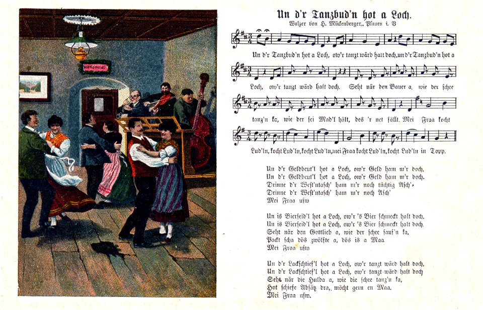 Hilmar Mückenbergerger - Un d'r Tanzbud'n hot a Loch