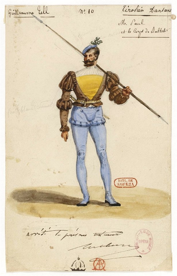 Hipollyte Lecomte - Guillaume Tell - No. 10 Tyrolien dansant (M. Paul et le corps de ballets)